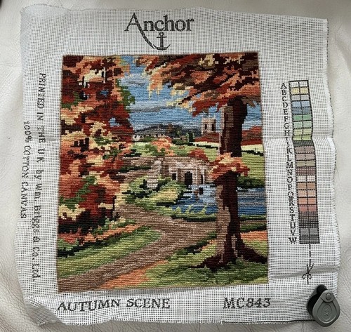 Anchor needlepoint tapestry - anchor,