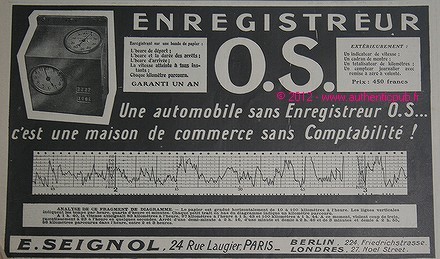 Advertising counter recorder - counter,