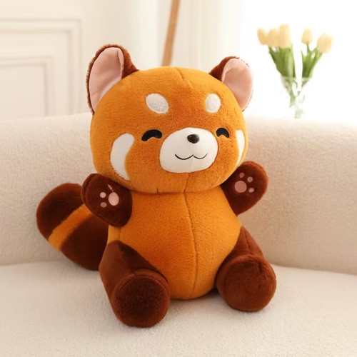 Red panda plush cute - panda, plush,
