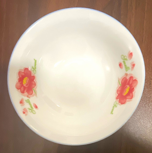 Corelle white glass - corelle, round