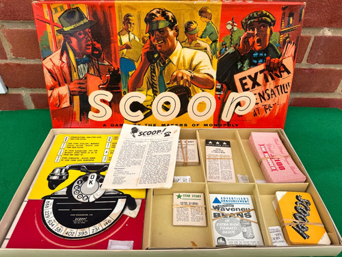 Scoop vintage newspaper - scoop,