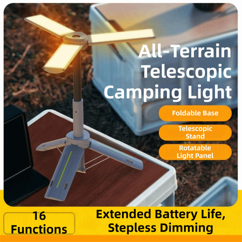 Folding camping light portable - light,