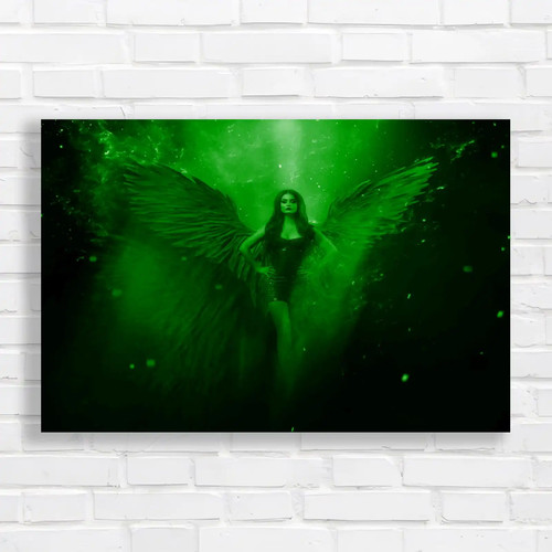 Fierce fallen angel with - angel,