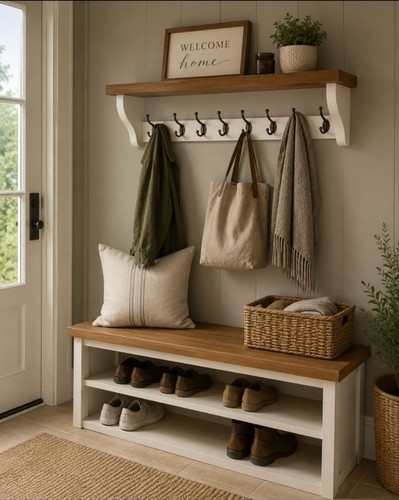 Coat rack shelf - rack+shelf, wall