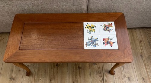 Vintage oak coffee - vintage, table