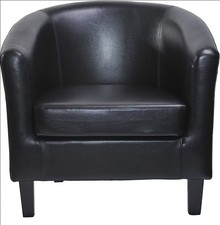 Direct leather tub chair - leather,