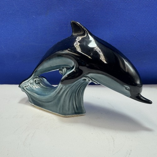 Poole pottery dolphin figurine - poole,