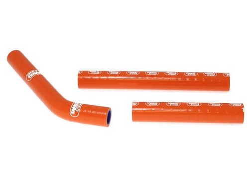 Orange samco silicon rad hoses - orange,