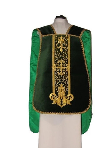 Roman chasuble velvet - -, cross