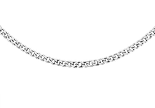 Hallmarked platinum curb - hallmarked,