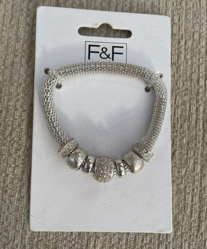 Silver bracelet ladies - silver,