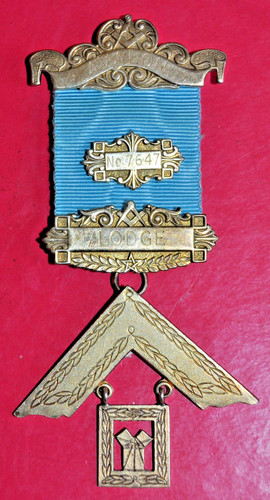 Masonic past master jewel - master's,