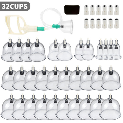 32pcs cupping vacuum massage - 32pcs,