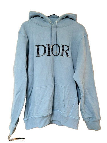 Dior blue hoodie - dior, large
