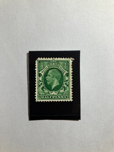 King george half penny - king, v