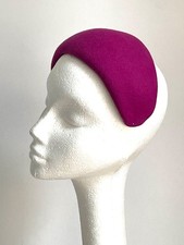 Cerise ladies felt hat - cerise,