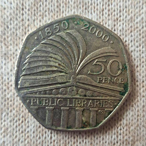 2000 50p coin - 50p, ii