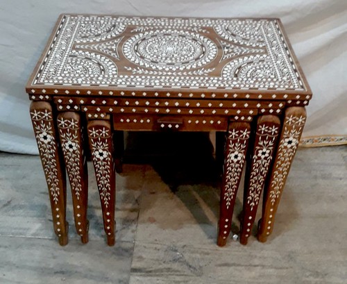 Rosewood indian inlaid hand - indian,