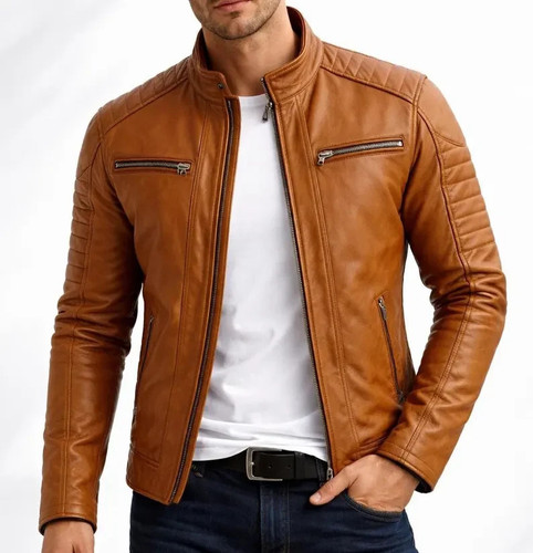 Men brown cafe racer - brown,