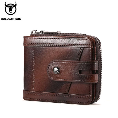 Genuine leather men bifold - genuine,