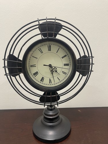 Clock display fan vintage - in, a