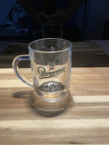 Staropramen beer glass - beer, set