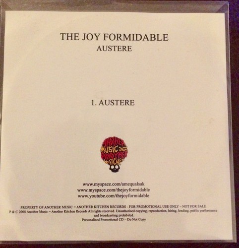 The joy formidable austere - joy,