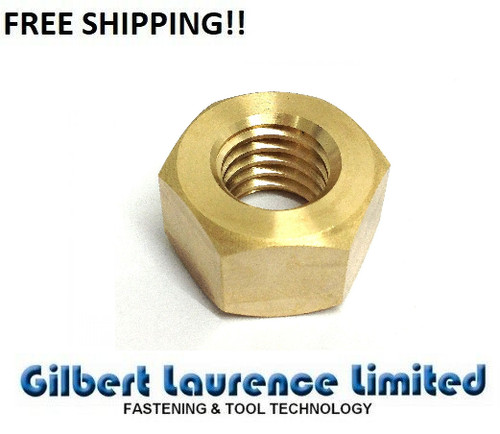 Solid brass full hexagon - solid,