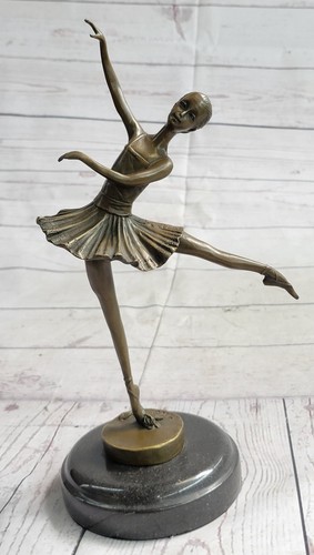 Ballerina bronze sculpture - ballerina, art