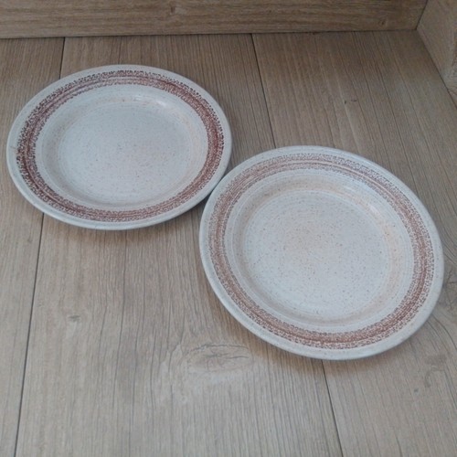 Homespun cottage side plates - 2,
