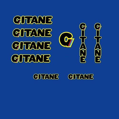 Gitane 1980s bicycle decals - gitane,