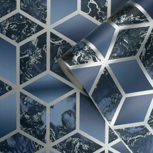 Muriva metallic geometric - muriva,