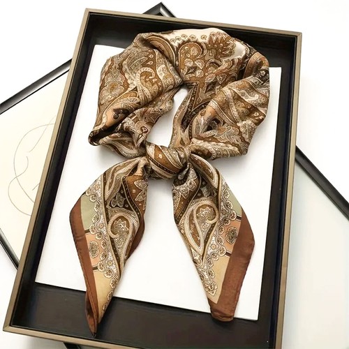 Small square scarf soft satin - square,