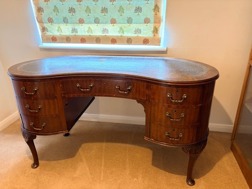 Antique mahogany leather - leather, top