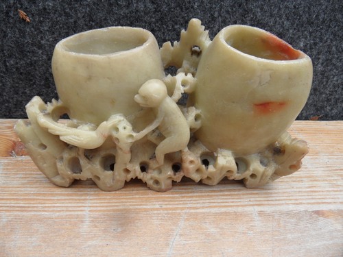 Vintage chinese soapstone - vintage,