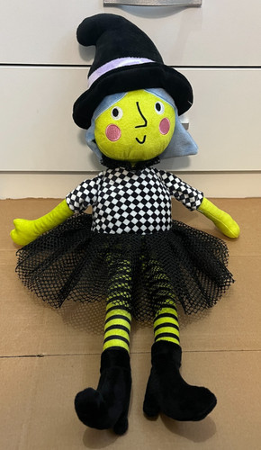 Asda green witch doll black - green, in