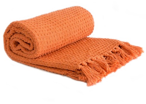 100 cotton honeycomb orange - 100%,