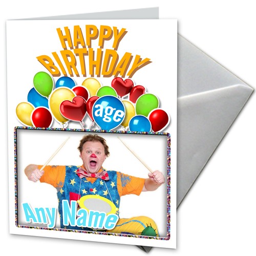 Tumble birthday card - tumble,