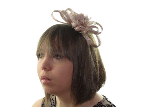 Light brown sinamay - light,