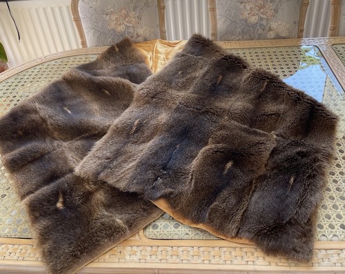 Thick fur throw or - thick, bed