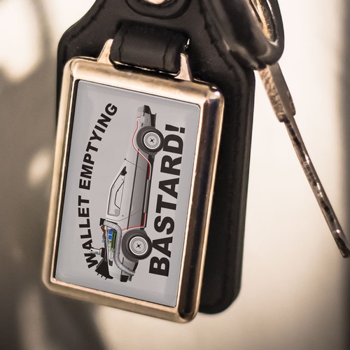 Delorean dmc keyring bttf - delorean, 12