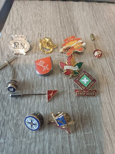 Vintage pin badges - vintage,