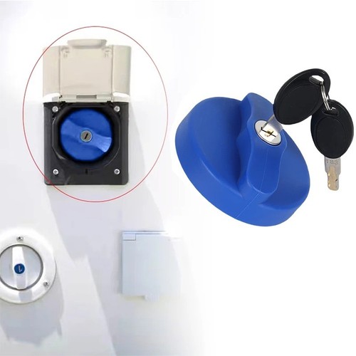 Water inlet filler cap locking - water,