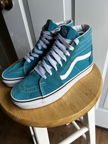 Vans sk8 turquoise suede - vans,