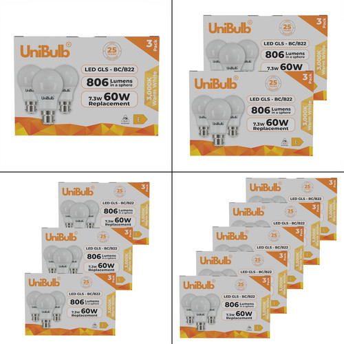 Unibulb b22 gls led - led, bulb