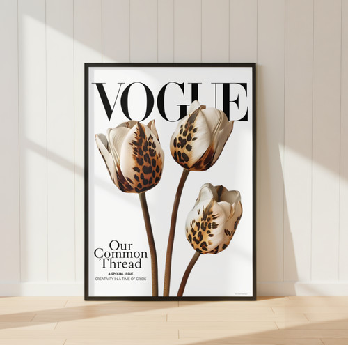 Luxury leopard tulip vogue - leopard,
