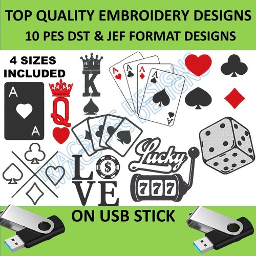Casino embroidery designs pes - casino,