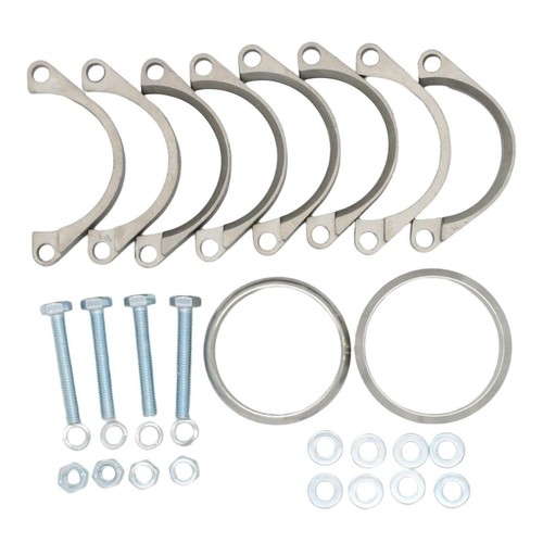 Exhaust flange repair clamp - flange,