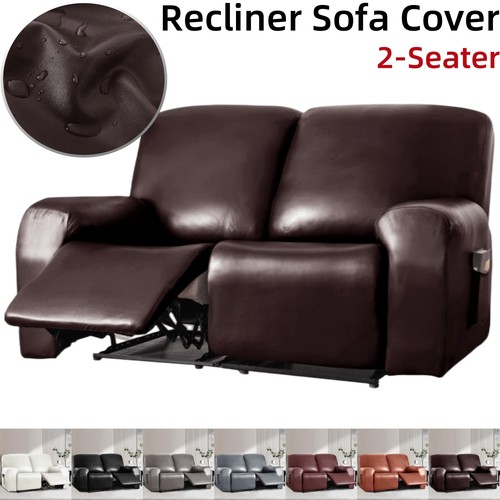 Leather recliner sofa - pu,
