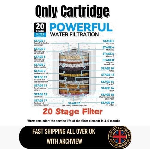 Stage shower filter - 20,